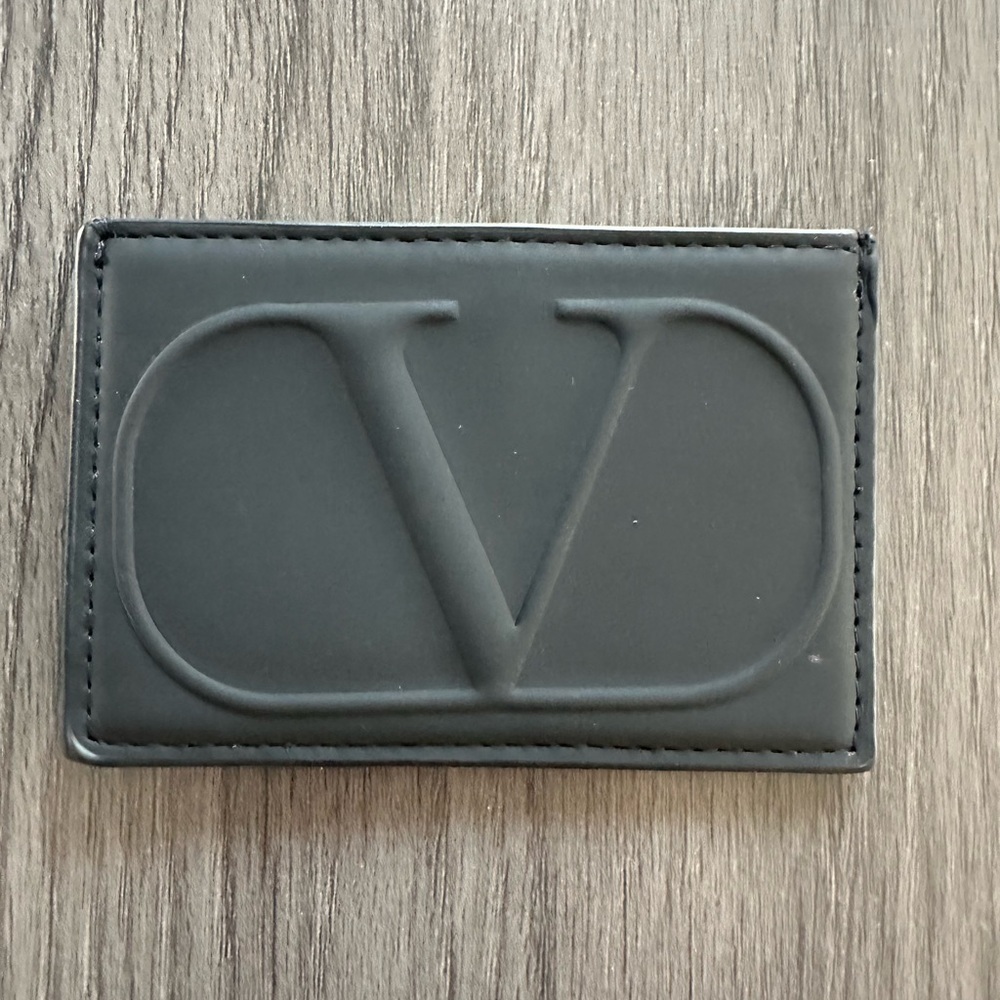 Valentino Card Holder - Authentic- black New